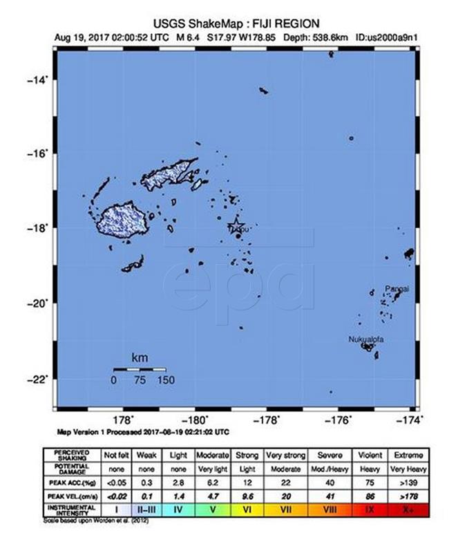 FIJI EARTHQUAKE