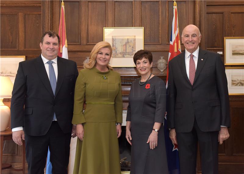 Croatian president arrives in New Zealand