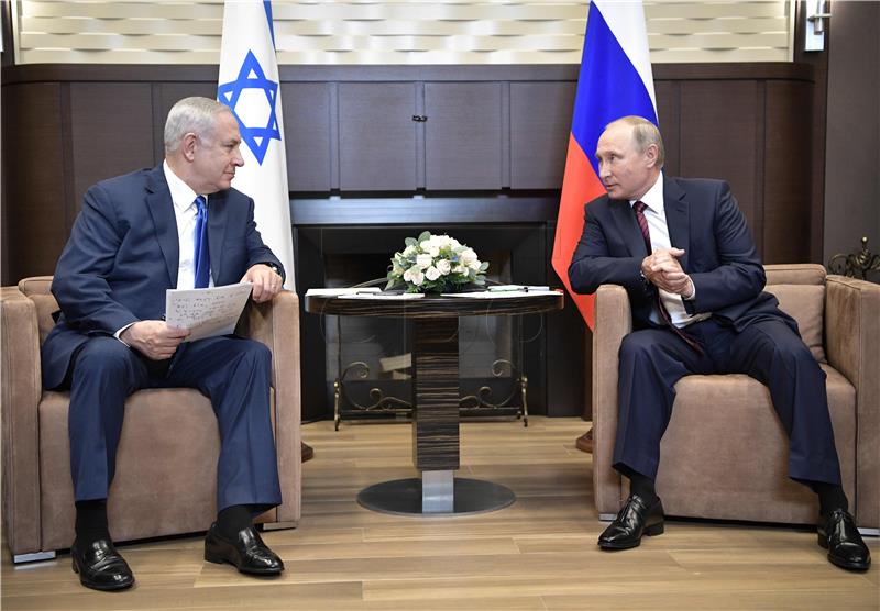 Netanyahu s Putinom: sve veća uloga Irana u Siriji prijetnja Izraelu