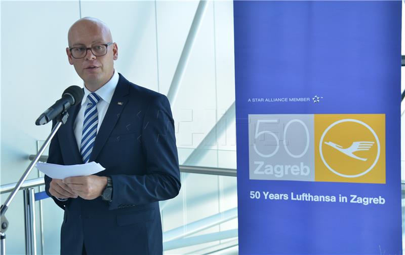 Lufthansa obilježila 50-godišnjicu prvog leta za Zagreb