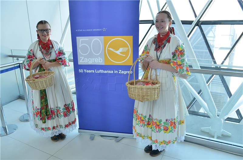 50. obljetnica prvog leta Lufthanse za Zagreb