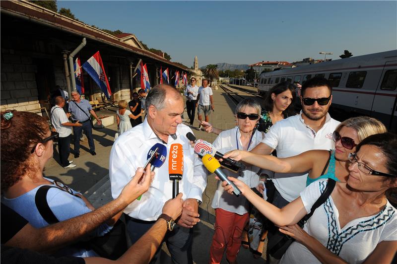 Split: Obilježavanje 22. godišnjice vožnje 'Vlaka slobode'