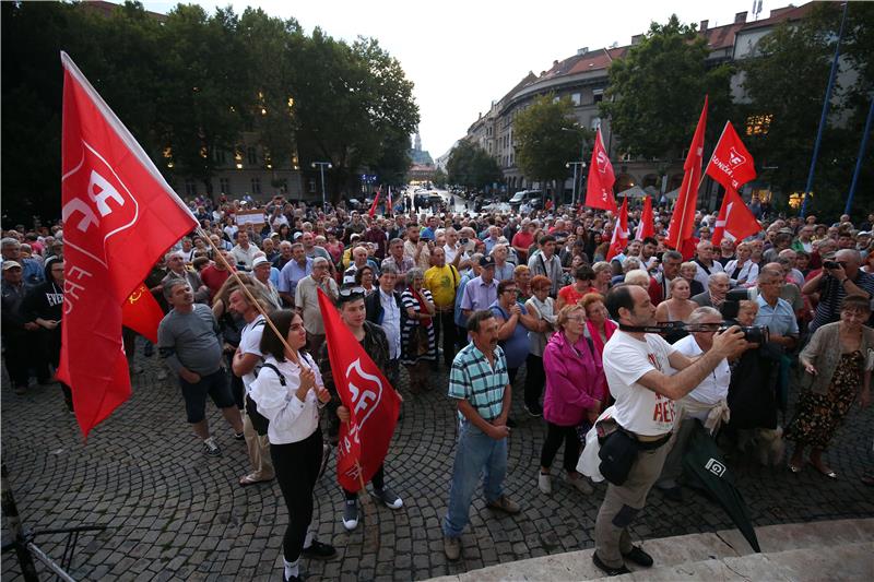 Prosvjed inicijative 'Antifašizam je moj izbor'