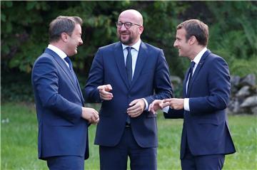 LUXEMBOURG BELGIUM FRANCE MACRON DIPLOMACY