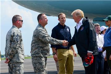 USA WEATHER HURRICANE HARVEY TRUMP