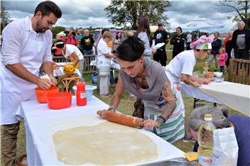 Štrudlafest u Jaškovu brendiran Guinnessovim rekordnim štrudlom 2015.