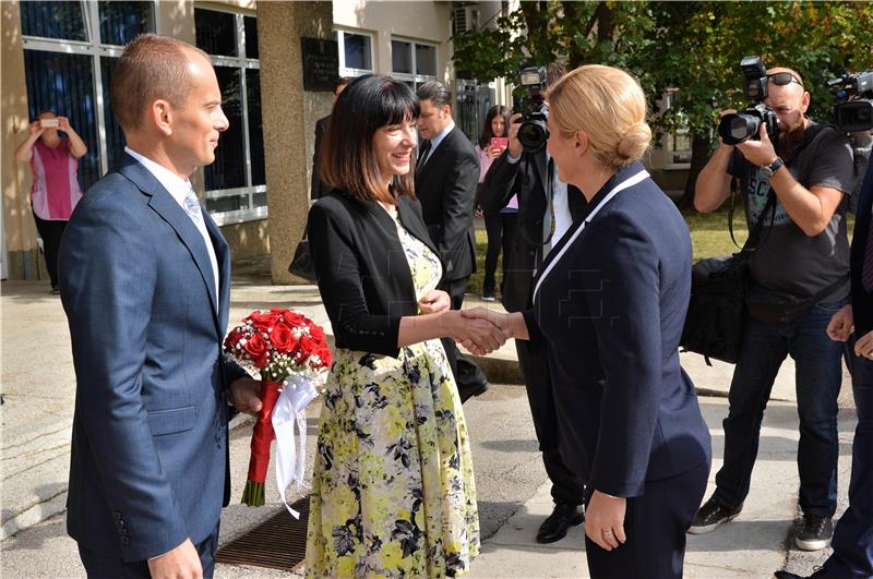 Predsjednica Republike otvorila privremeni ured u Gospiću