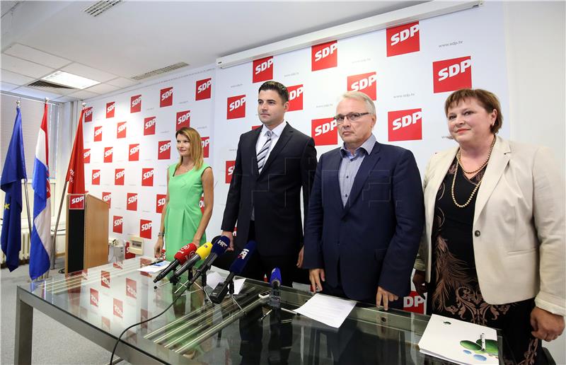 Tiskovna konferencija SDP-a 