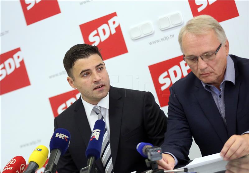 Tiskovna konferencija SDP-a