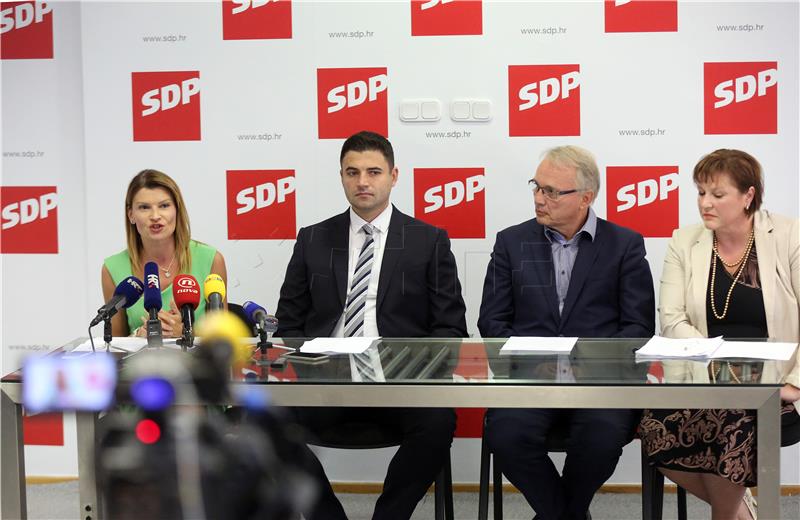 Tiskovna konferencija SDP-a 