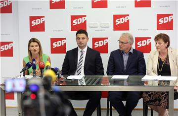 Tiskovna konferencija SDP-a 