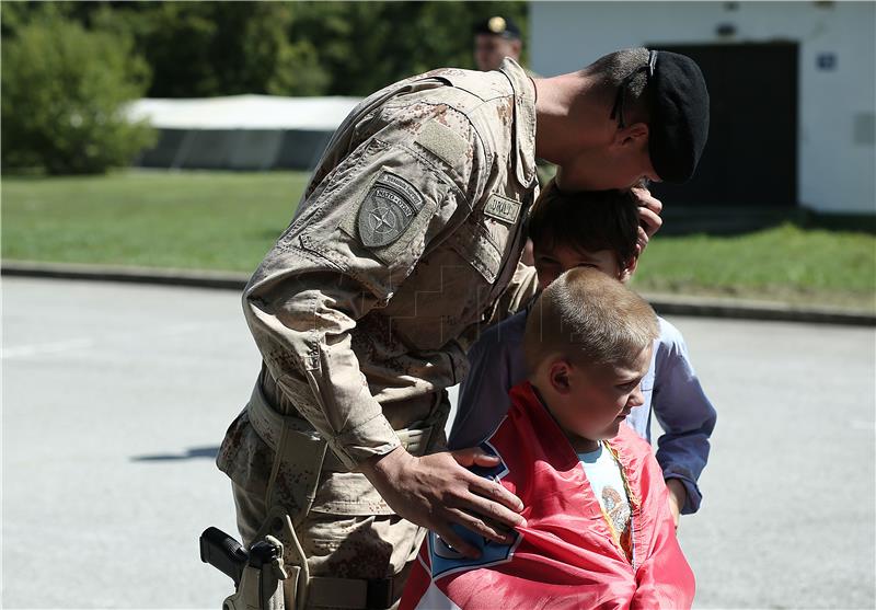 Svečani ispraćaj 7. hrvatskog kontingenta u Afganistan