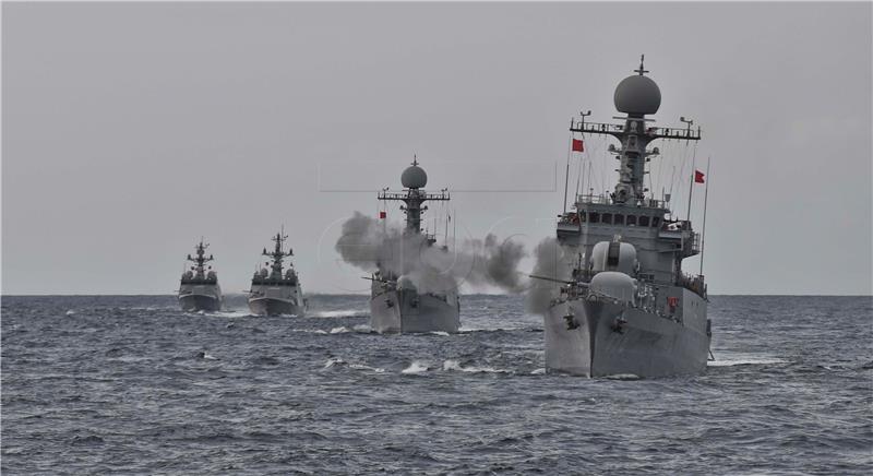 AT SEA SOUTH KOREA DEFENSE