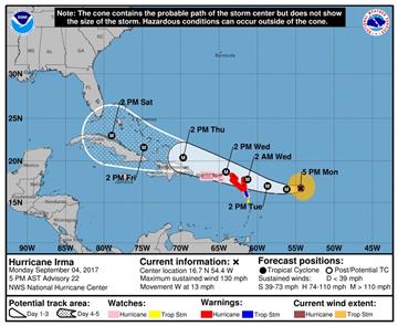 USA WEATHER HURRICANE IRMA