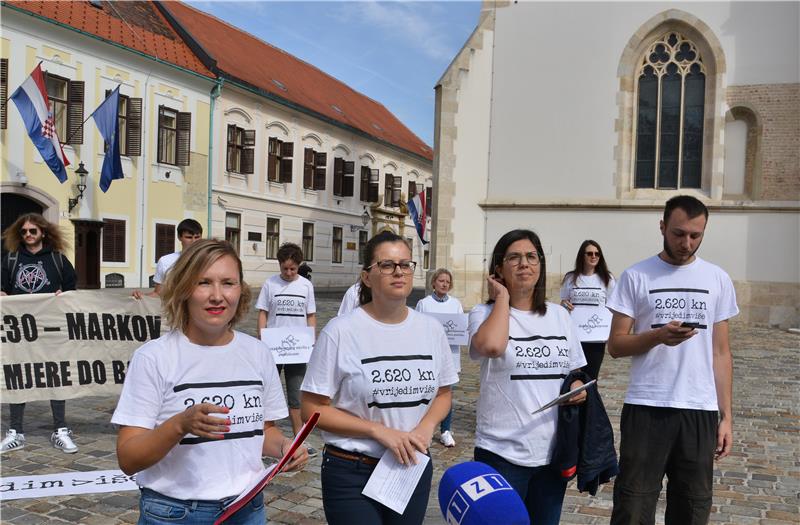 Najava prosvjeda Od mjere do barijere – Mladi vrijede više