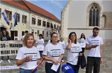 Najava prosvjeda Od mjere do barijere – Mladi vrijede više