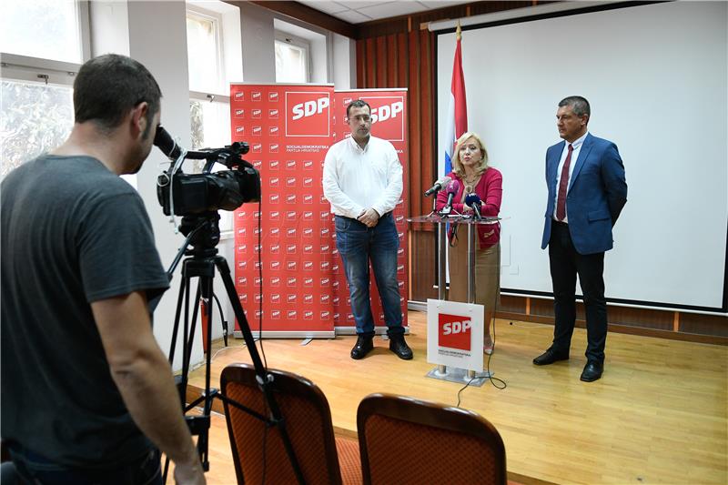 Tiskovna konferencija SDP-ovih splitskih vijećnika