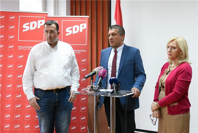 Tiskovna konferencija SDP-ovih splitskih vijećnika