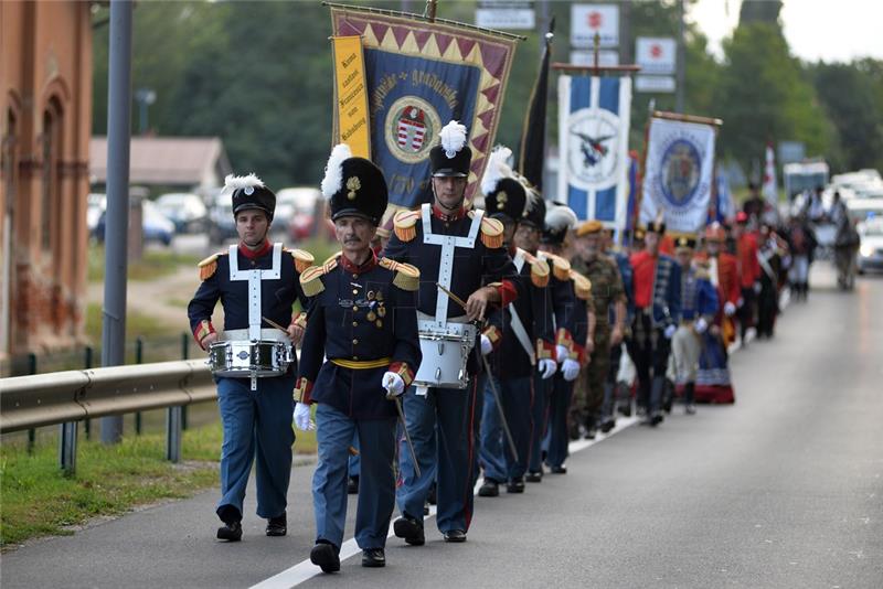 Varaždin: Povjesne postrojbe obilježile 169. obljetnicu pripojenja Međimurja matici Hrvatskoj