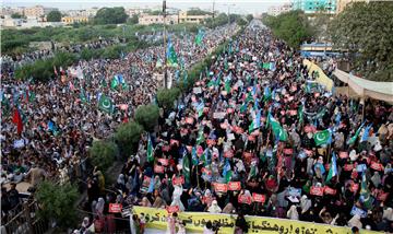 PAKISTAN MYANMAR ROHINGYA PROTEST