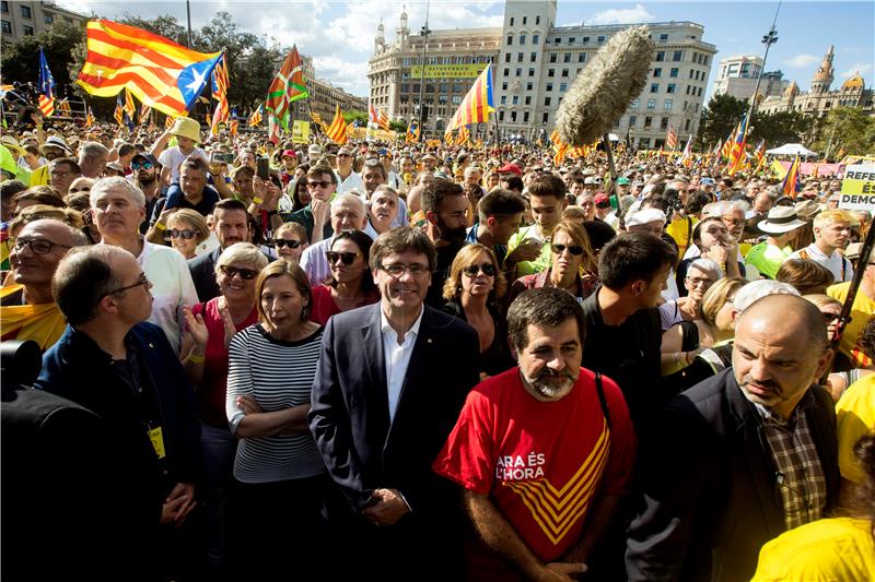 SPAIN CATALONIA DIADA