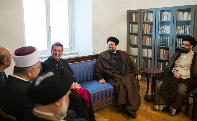 Zagreb assistant bishop receives Ayatollah Hassan Khomeini