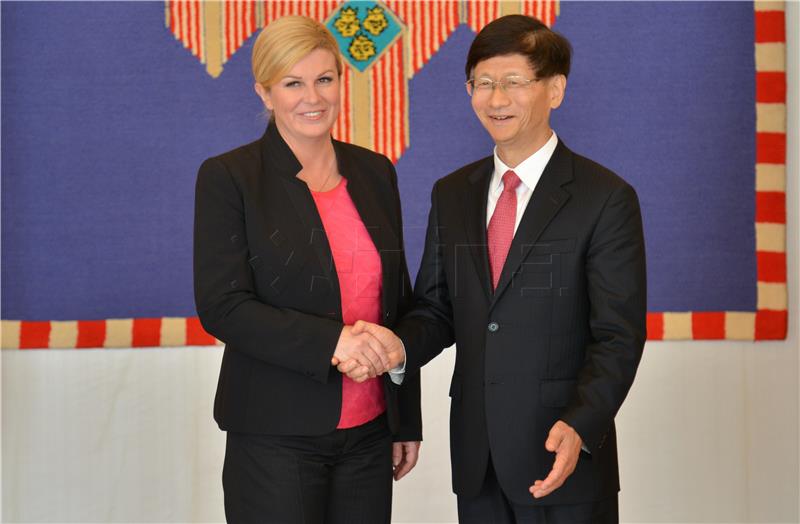 Croatian president receives Chinese president's special envoy