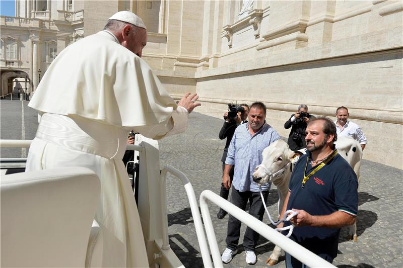 VATICAN CHURCHES POPE WEEKLY GENERAL AUDIENCE