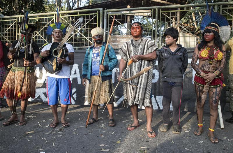 BRASIL INDIGENOUS PEOPLE PROTEST