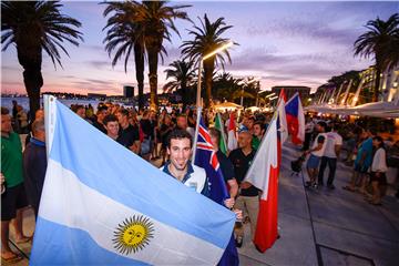 The Sailing World Championship Laser Standard class opened