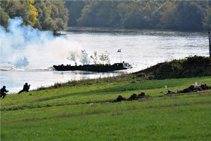  Vojna vježba Inženjerijske pukovnije Hrvatske kopnene vojske Oružanih snaga "KUPA 17"