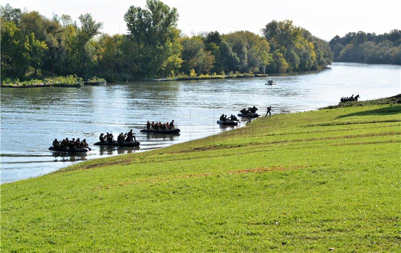  Vojna vježba Inženjerijske pukovnije Hrvatske kopnene vojske Oružanih snaga "KUPA 17"