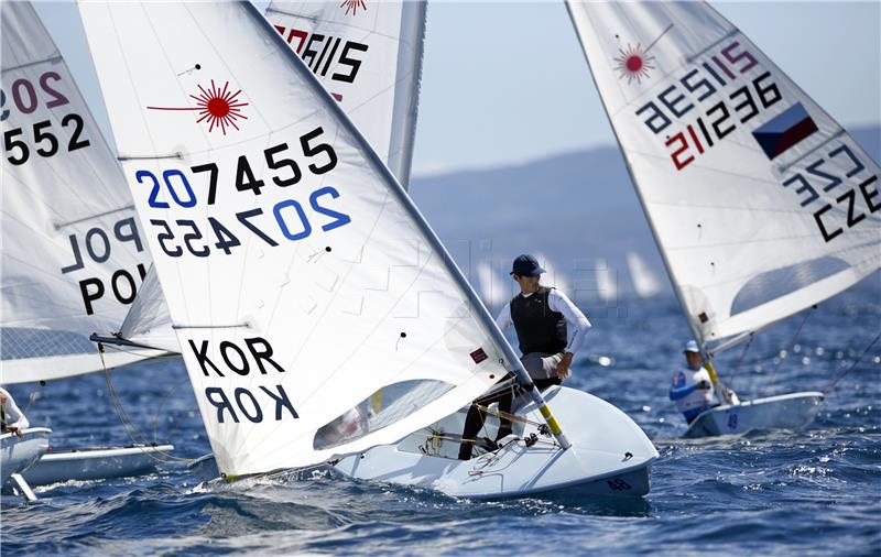 First sailing at the Laser Standard Sailing World Championship