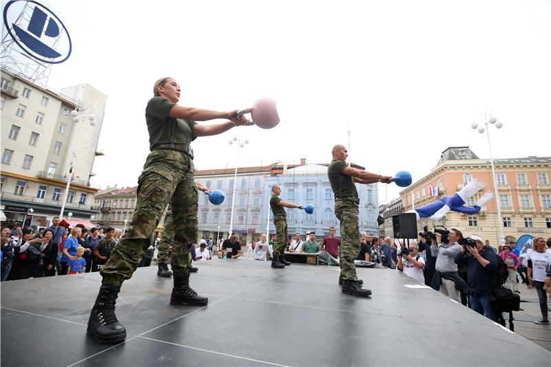 Sudjelovanje vojnika u finalu sportsko-edukativnog projekta Aktivna Hrvatska