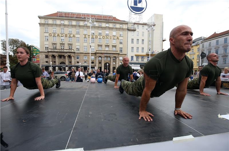 Sudjelovanje vojnika u finalu sportsko-edukativnog projekta Aktivna Hrvatska