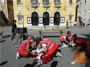 Split - vježba volontera Crvenoga križa