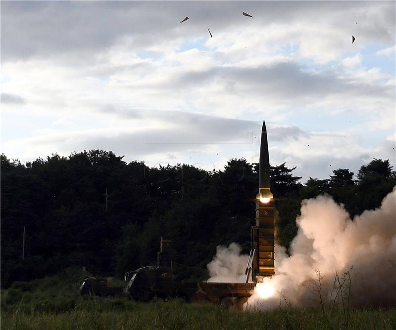 SOUTH KOREA NORTH KOREA MISSILE LAUNCH REAX