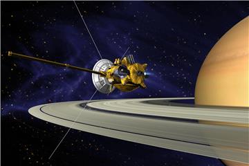 (FILE) SPACE SATURN CASSINI SPACECRAFT