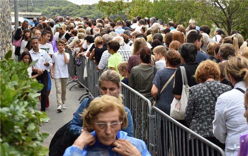 Dubrovnik: Ispraćaj relikvije tijela sv. Leopolda Bogdana Mandića