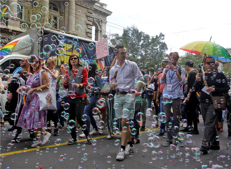 SERBIA SOCIETY GAY PRIDE PARADE