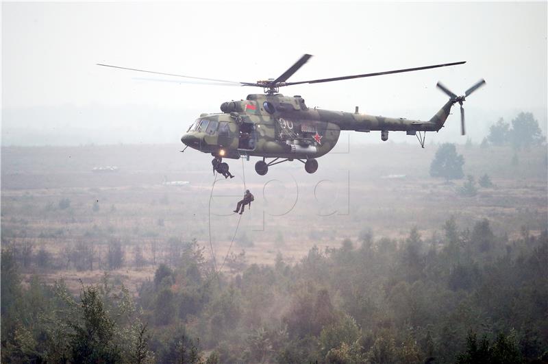 BELARUS RUSSIA ZAPAD MILITARY ECERCISES