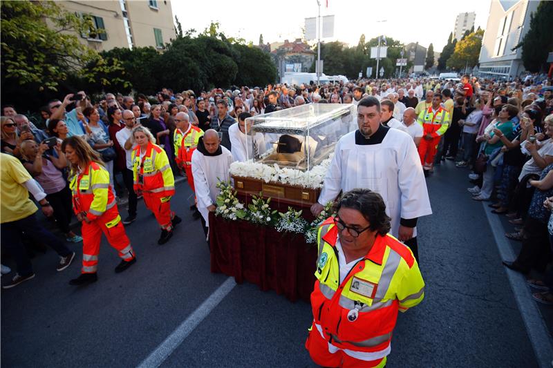 Relikvija sv. Leopolda Mandića u Splitu