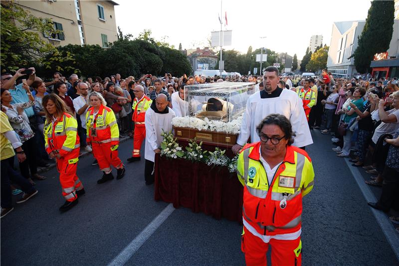 Relikvija sv. Leopolda Mandića u Splitu