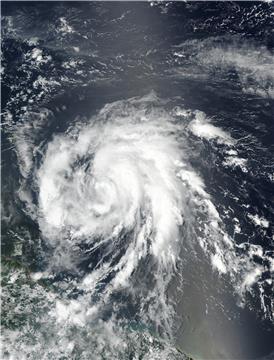 SPACE ATLANTIC OCEAN HURRICANE MARIA