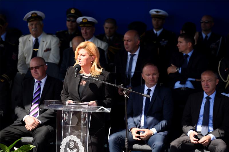 President calls for national unity at Croatian Navy Day ceremony