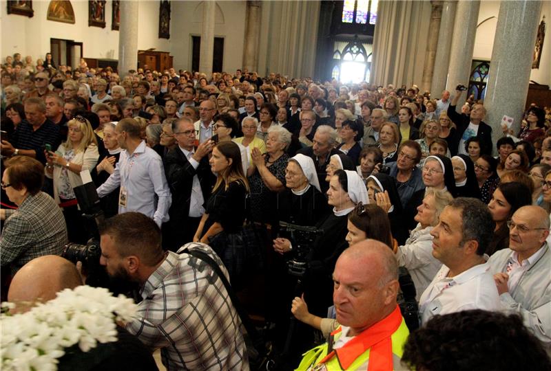 Relikvija Leopolda Mandića stigla u Rijeku