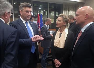 Plenkovic meets with Croatian Americans in New York