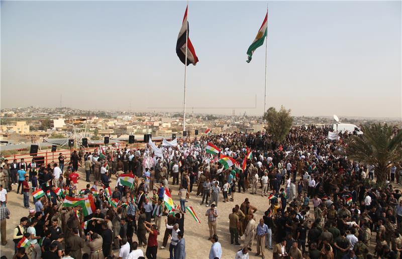 IRAQ KIRKUK INDEPENDENCE RALLY