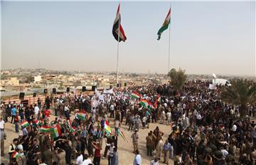 IRAQ KIRKUK INDEPENDENCE RALLY