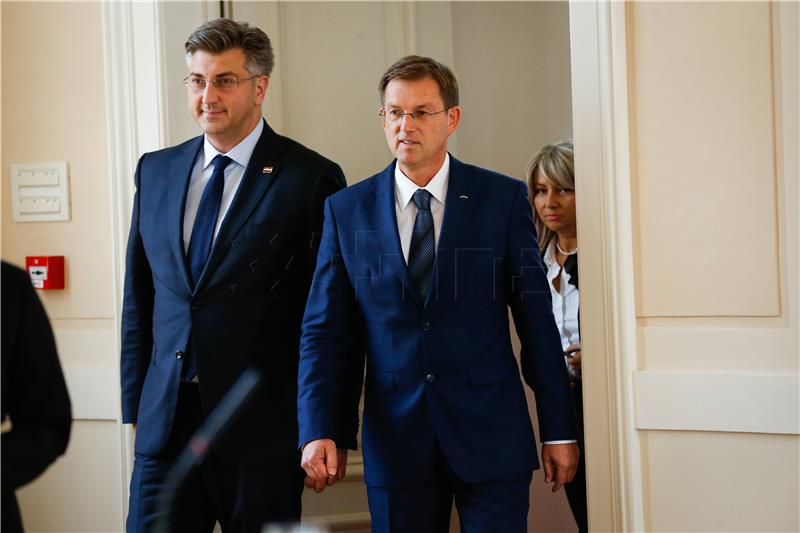 Plenkovic says Croatia, Slovenia mature enough to make progress through dialogue